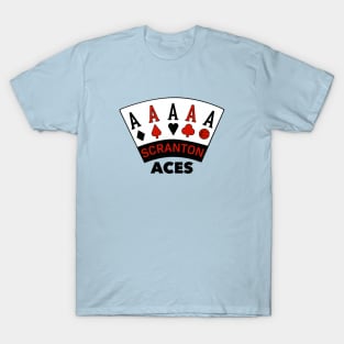 Defunct Scranton Aces Eastern Basketball Assoc. 1980 T-Shirt